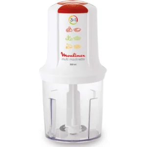 Mini hachoir 3EN1 400W Blanc Moulinex AT710110