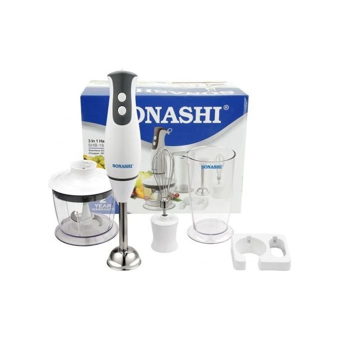 Mixeur Plongeur Multifonctions 3en1 300W Sonashi SHB-169JBC