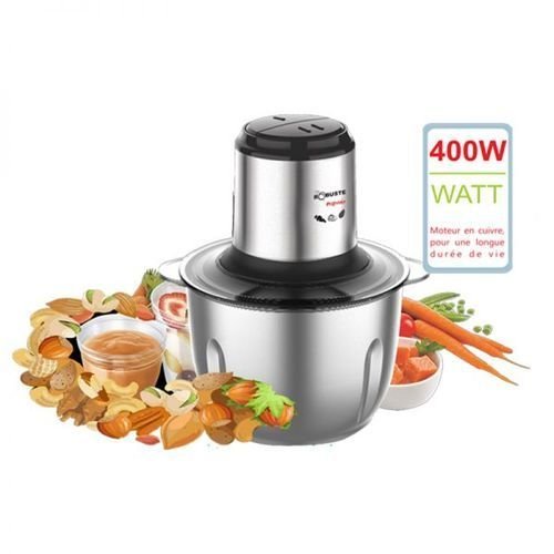 Hachoir 400W PROMIX 2L - 4 Lames - Inox Robuste – Image 3