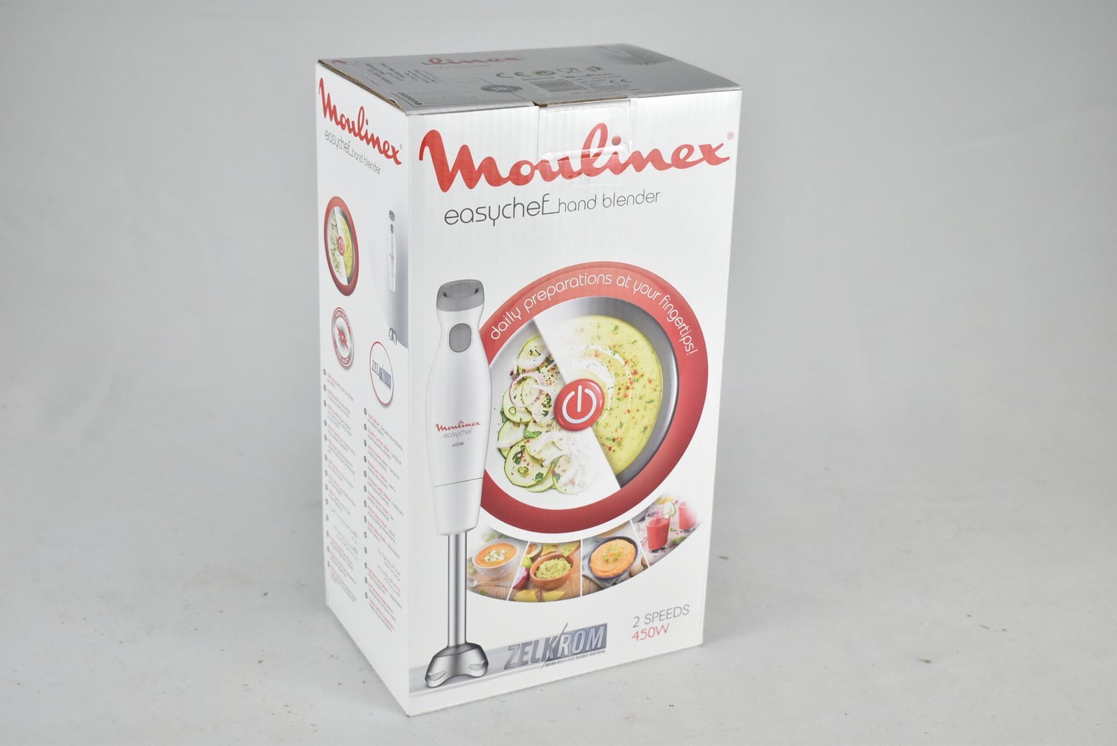 Bras Mixeur Easychef 450 W Moulinex Dd451110 Blanc-inox – Image 4