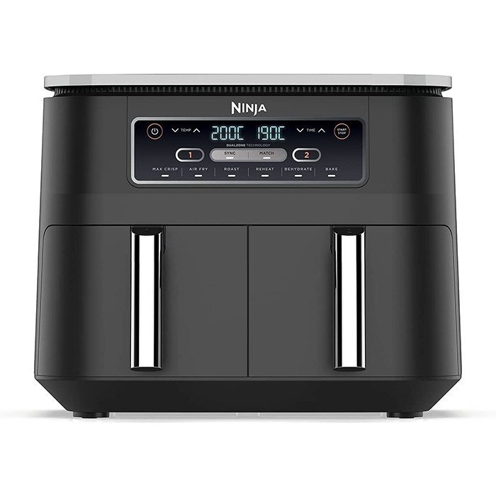 Friteuse Double Sans Huile À Air Numérique 7.6l 2470w Ninja Original AF300EU