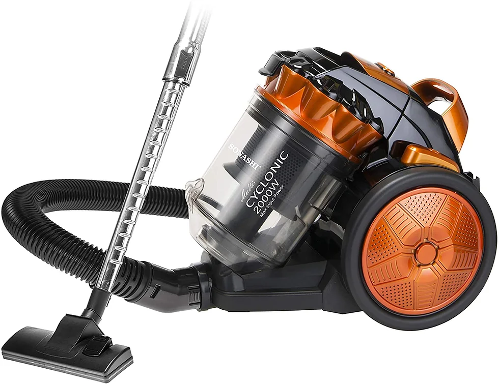 Aspirateur 3L 2000W Orange Sonashi SVC-9028C