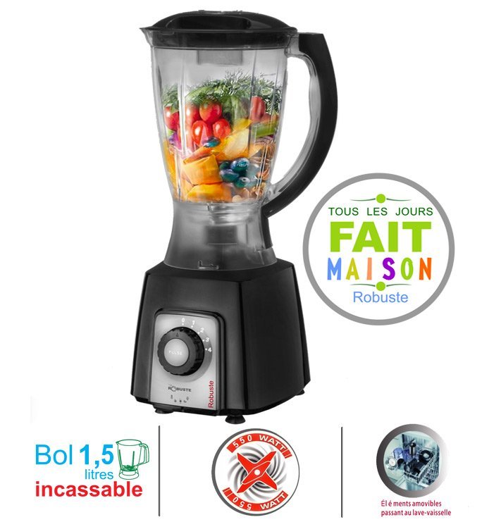 BLENDER 1.5L 550W Robuste BH550 – Image 3