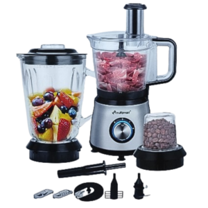 Robot Multifonction inox - Blender En Verre - 800W Multismart