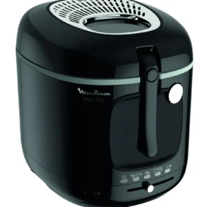 Friteuse Mega 2 KG Xxl pour 8 personnes Moulinex Am480870 Noir