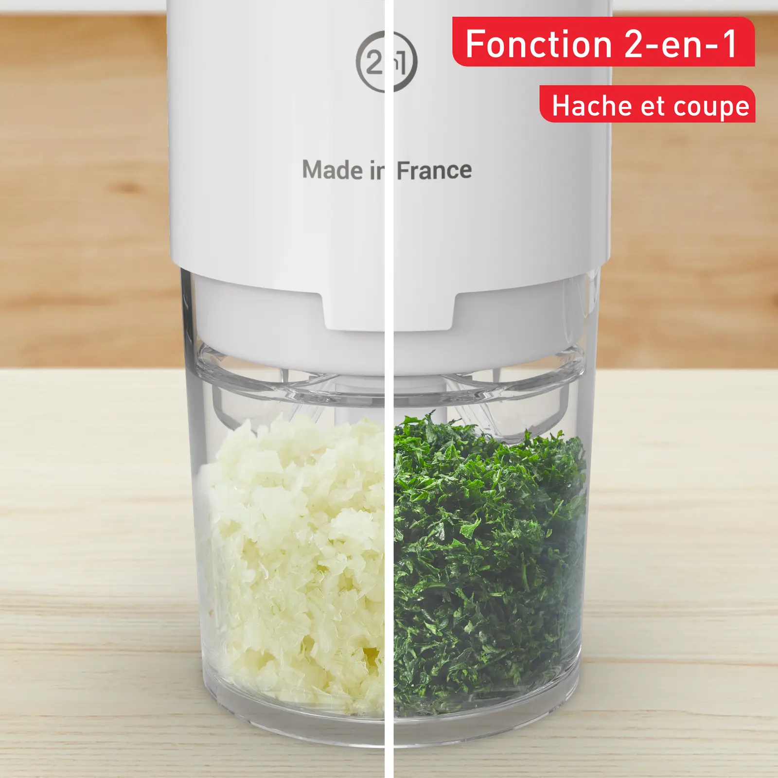 Hachoir Électrique 2en1 100Ml 220W Tefal MB120N10 – Image 2