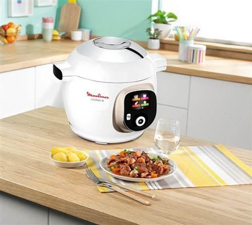 Cookeo Blanc Moulinex 180 recettes 1600W Ref CE85BA10 – Image 4