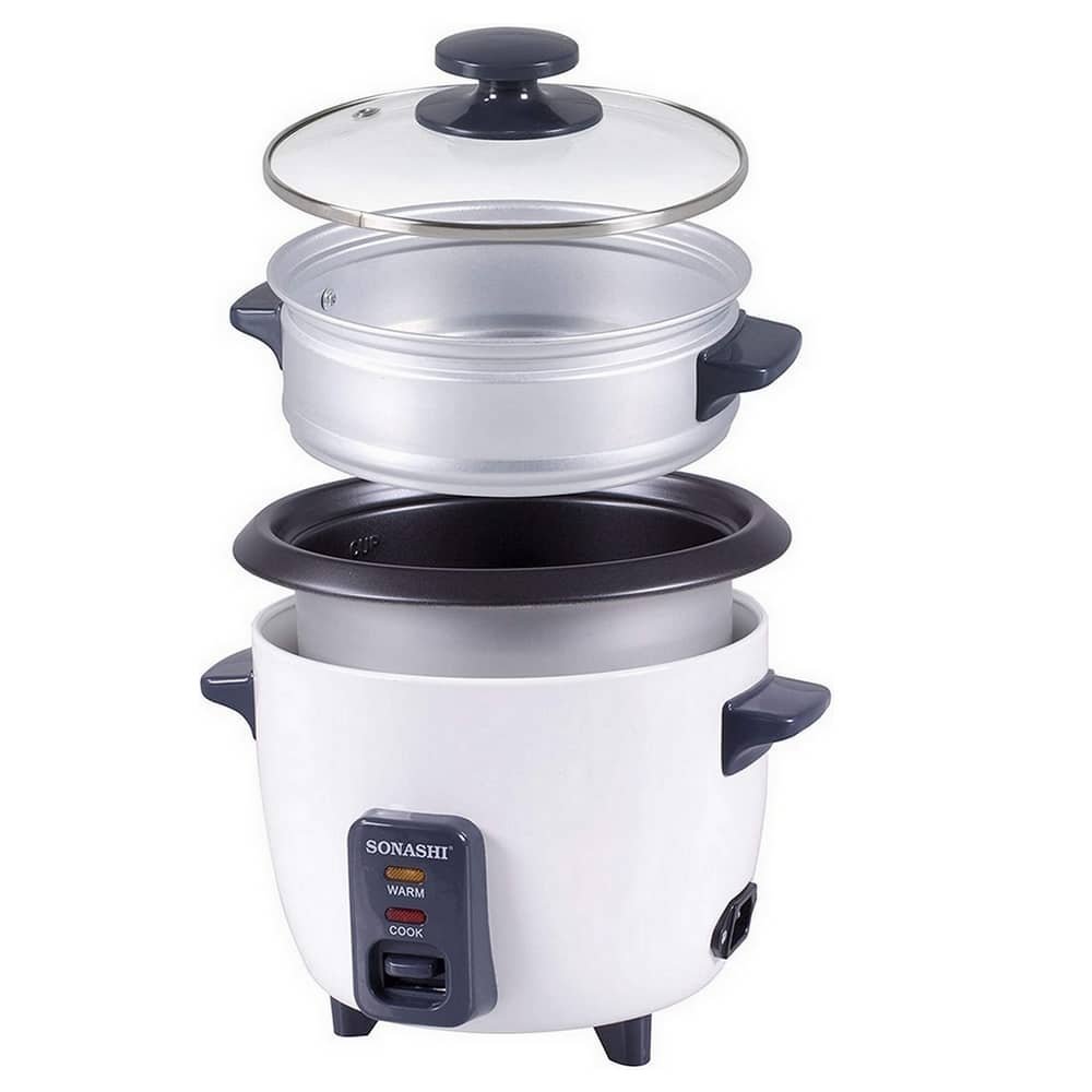 Cuiseur à riz Vapeur 1000W 2.8L Sonashi SCR-328 – Image 4