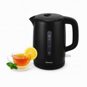Bouilloire Noir 1.7 L 2200W Avec Filtre Hisense H17KBKS5