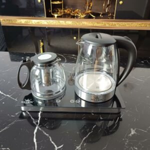 Bouilloire 2L + Théière en verre 1800 W Matrix MX-450