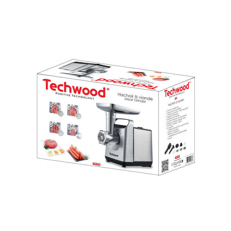 HACHOIR A VIANDE ELECTRIQUE Techwood THV-538 – Image 2