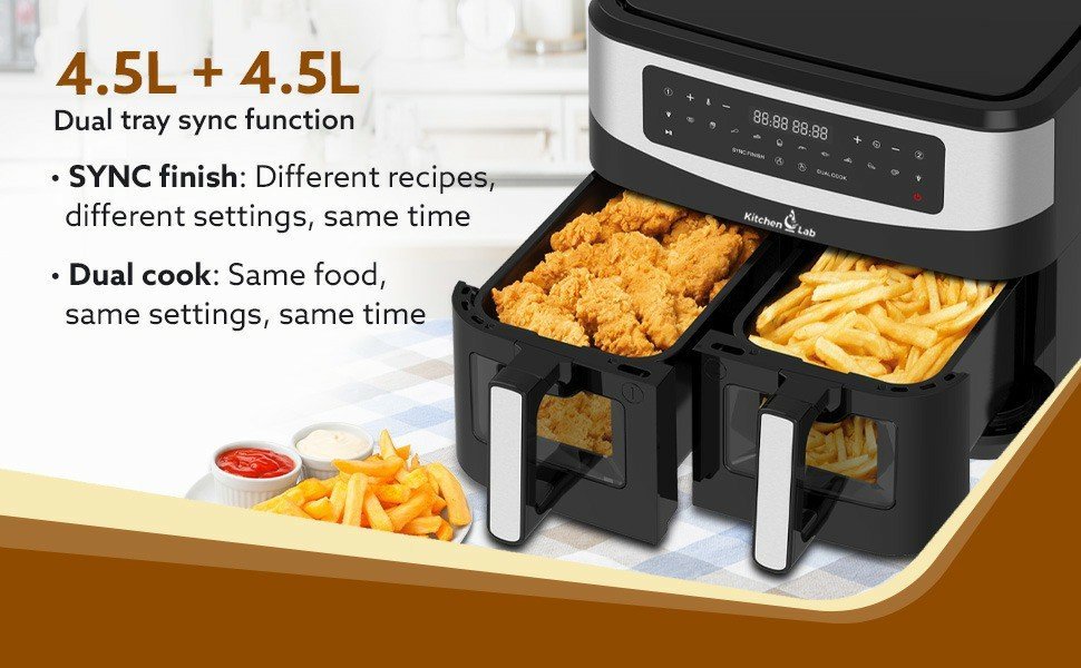 AirFryer 9 L 2400W 02 Pannier KitchenLab Original – Image 3