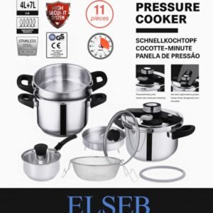 Cocotte elseb 11 pièces inox 18/10 elseb