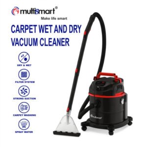 Aspirateur a eau et Poussière Multifonction + Lifting Tapis 1600 W 20 Litres Multismart VC4220